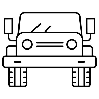 Kolayca modifiye edilebilen veya düzenlenebilen ordu cipi.