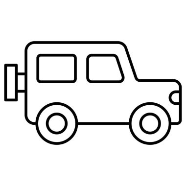 Kolayca modifiye edilebilen veya düzenlenebilen ordu cipi.