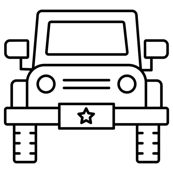 Jeep Wojskowy Który Może Łatwo Modyfikować Lub Edytować — Zdjęcie stockowe