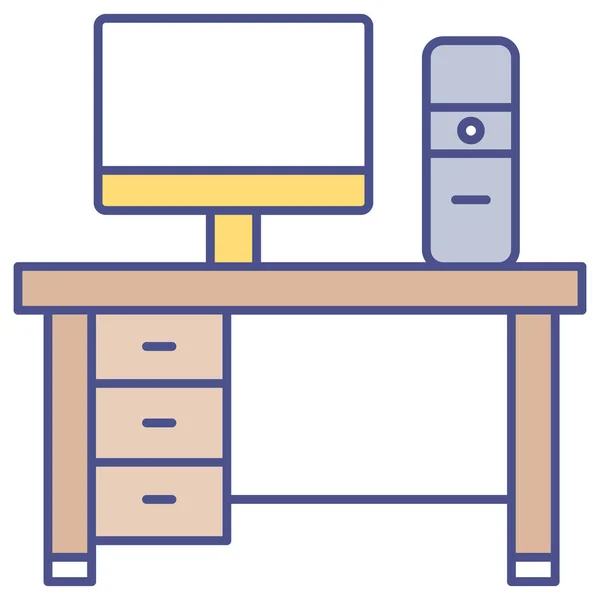 Tabella Desktop Che Può Facilmente Modificare Modificare — Foto Stock