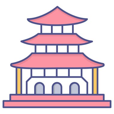 Kolayca Değiştirebilen veya Düzenleyebilen Pagoda 