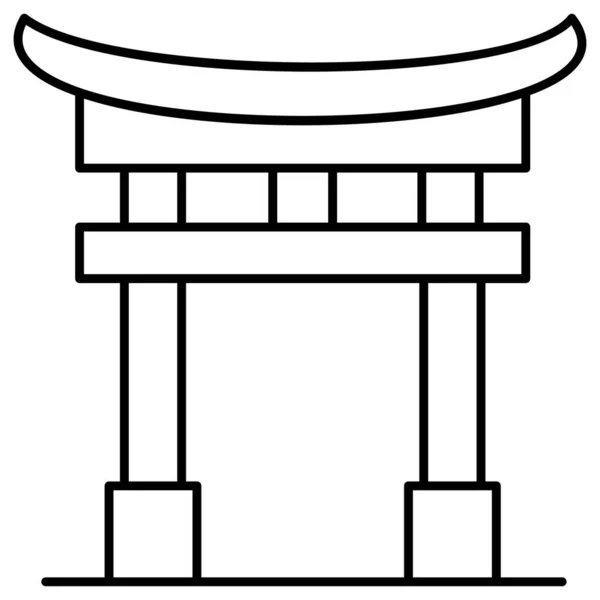 Torii Gate Que Pode Facilmente Modificar Editar — Fotografia de Stock