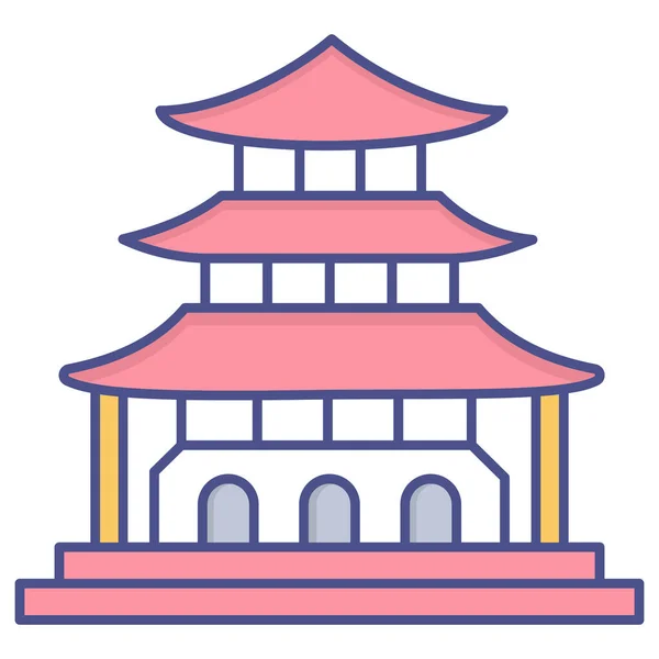 Pagoda Která Může Snadno Upravit Nebo Upravit — Stock fotografie
