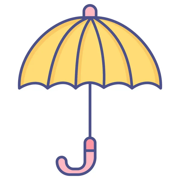 易于修改或编辑的保护伞 — 图库照片