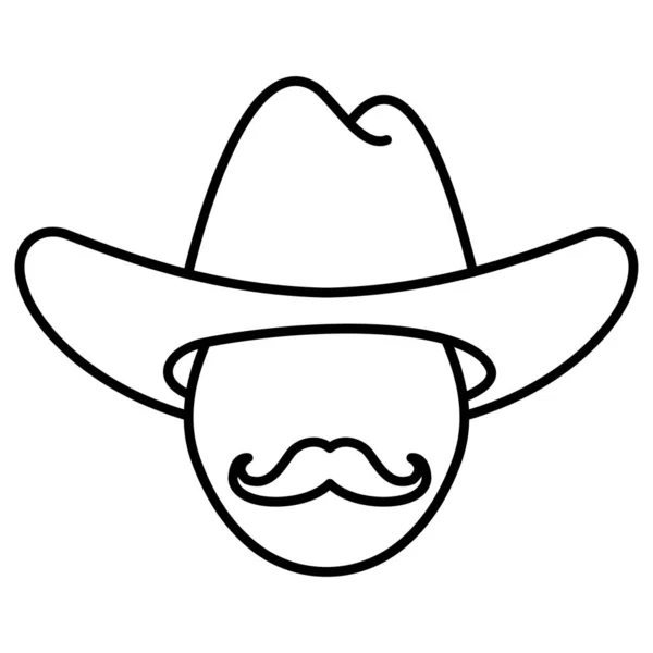 Cowboy Which Can Easily Modify Edit — Stock Photo, Image