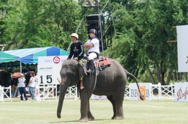 Hua hin, Tayland-13 Eylül 201: tanımlanamayan polo oyuncular