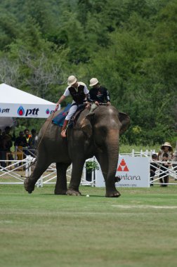Hua hin, Tayland-13 Eylül 201: tanımlanamayan polo oyuncular