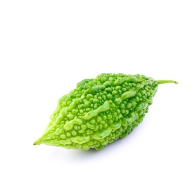 Acı kavun beyaz arkaplanda izole