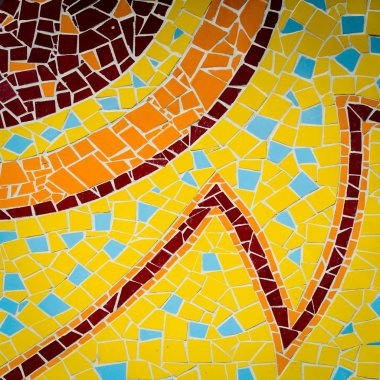 Renkli mozaik arkaplanı