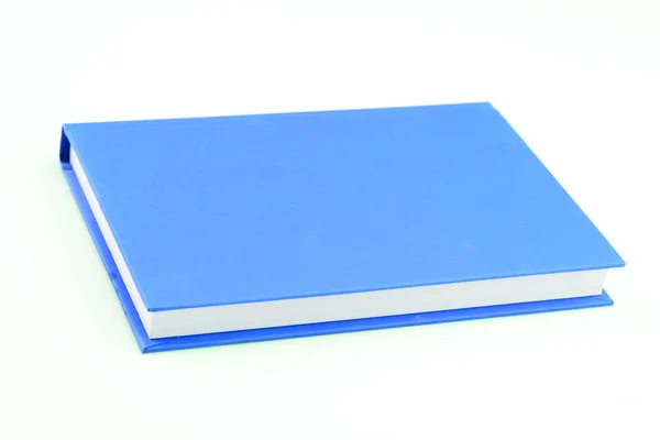 Blue book on isolated — Stock Photo, Image