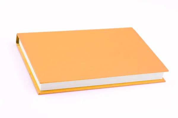 Yellow book on isolated — Stock Photo, Image