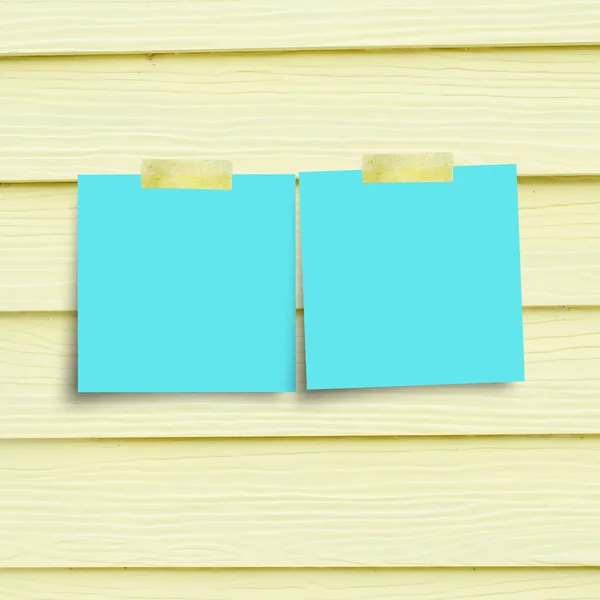 Paper note on wall — Stock Photo, Image