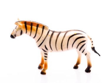 plastik oyuncak hayvan zebra