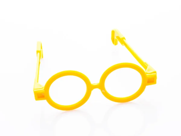 Yellow glasses on white background. — Stock Photo, Image