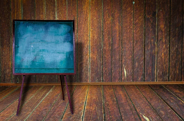 Foto av abstrakt grunge shabby inredning med blackboard — Stockfoto
