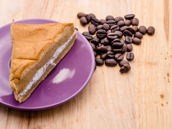 Kaffee Sahne Chiffonkuchen — Stockfoto