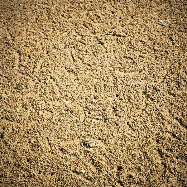 Textur des nassen Sandes — Stockfoto