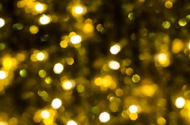 Siyah arkaplandaki bokeh ışıklarının fotoğrafı