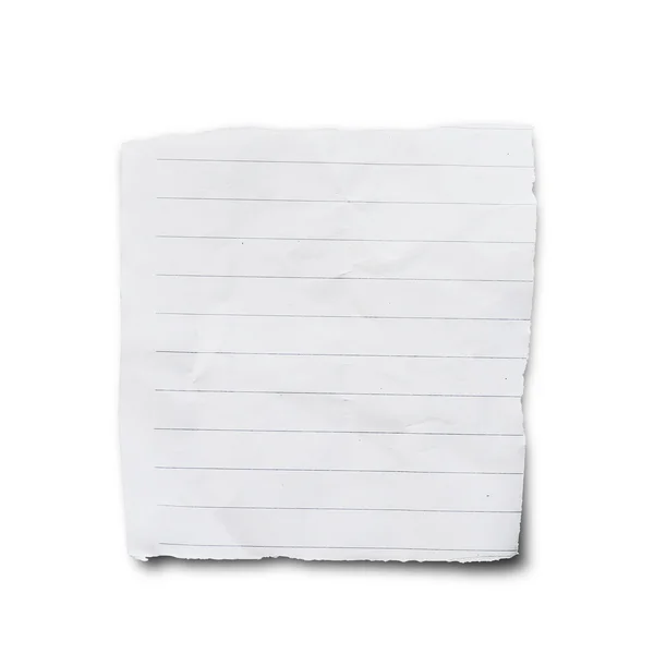 Χαρτάκια λευκό σημειώσεων, έτοιμη για το μήνυμά σας με διαδρομή αποκοπής — Φωτογραφία Αρχείου