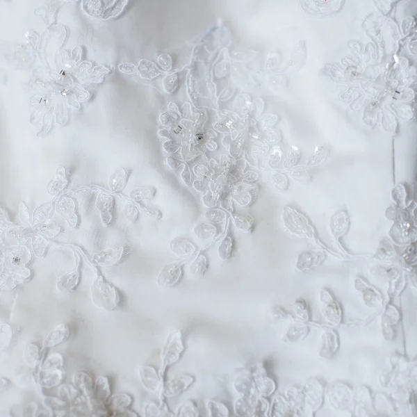 Dentelle de mariage blanche — Photo