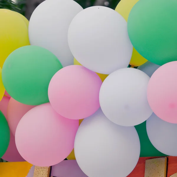 Vintage balloons background