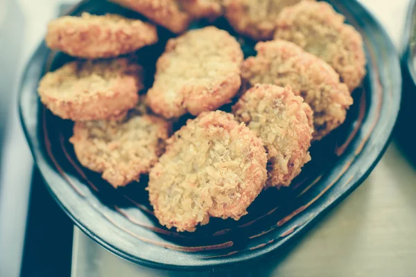 Tonkatsu cerdo, en el plato . — Foto de Stock