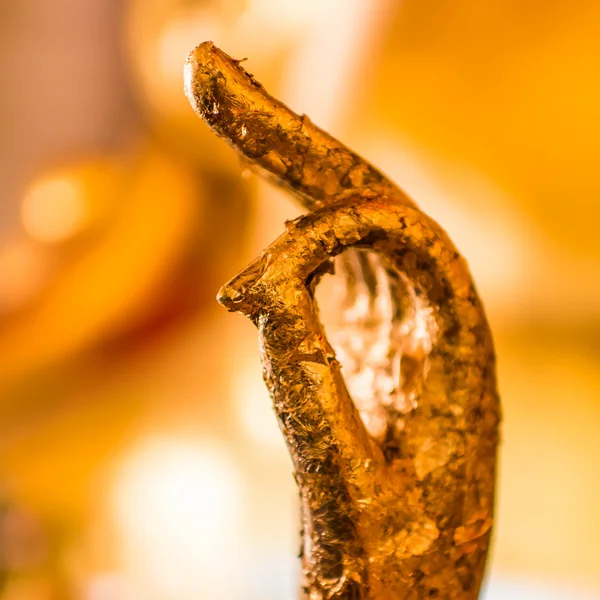 Closed up hand of Buddha. — Stock Photo, Image