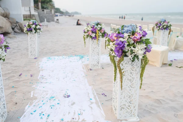 結婚式の花の装飾 — ストック写真