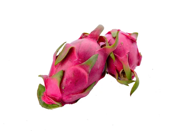 Cactaceae Hylocereanae  Dragon fruit on white background — Stock Photo, Image