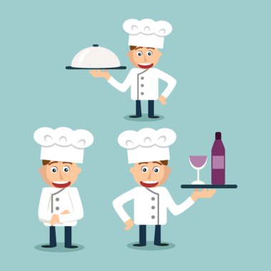 Neşeli Youngerl Şef - illüstrasyon