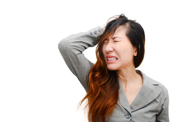 Emotionele Aziatische vrouw. — Stockfoto