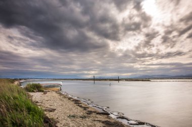 Le Barcare Fransa 'daki Lydia Gemi Önü' nün yan görüntüsü