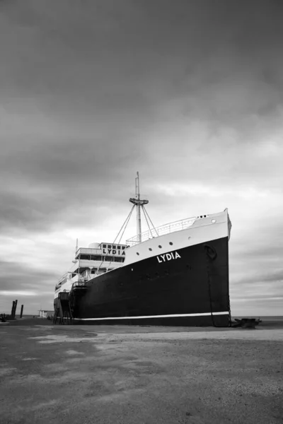 Side View Lydia Cruise Ship Front Barcares France — Stock Photo, Image