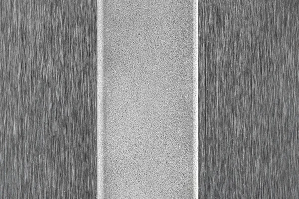 ラフで滑らかな金属表面のマクロ写真から作られた背景 — ストック写真