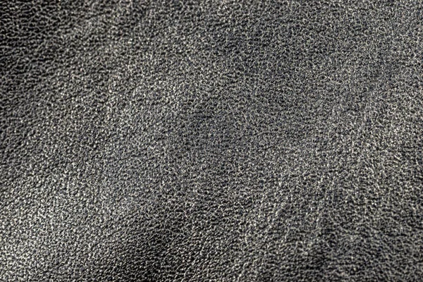 Макро Фон Безшовної Хвилястої Чорної Натуральної Шкіри — стокове фото