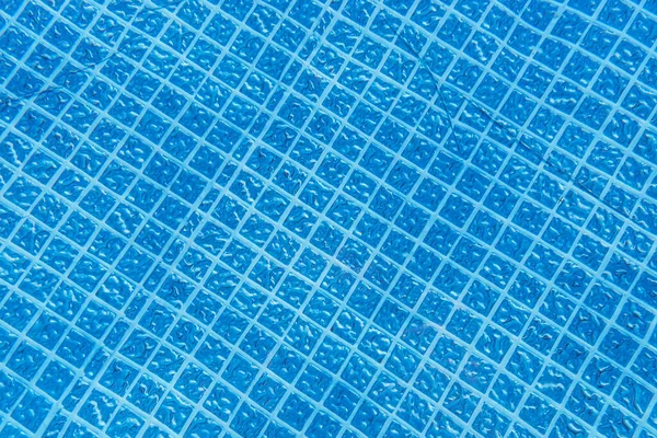 Background Made Bottom Garden Pool Visible Rubber Bottom Squares — Stock Photo, Image