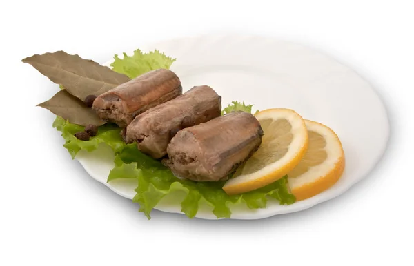 konserve saury ile kompozisyon