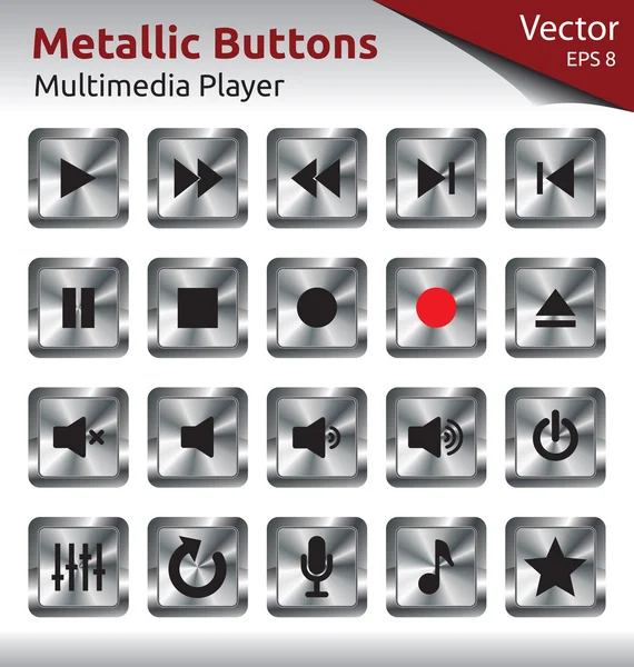 Metalik düğme - Multimedya