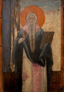 Girit panayia kera.island Manastırı antik kutsal kişilerin resmi