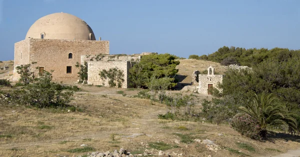 Mezquita Ibrahim Khan. La fortaleza de Fortezz. Isla de Creta — Foto de Stock
