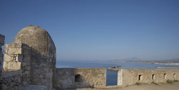 Vy över staden Rethymno från Fortezz's fortress. Ön av — Stockfoto