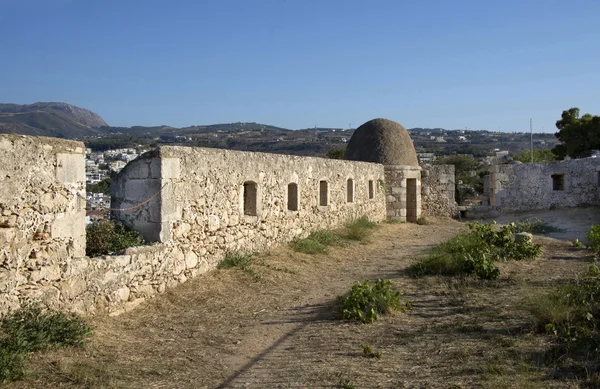 Vista de la fortaleza de Fortezz. Rethymno. Isla de Creta — Foto de Stock