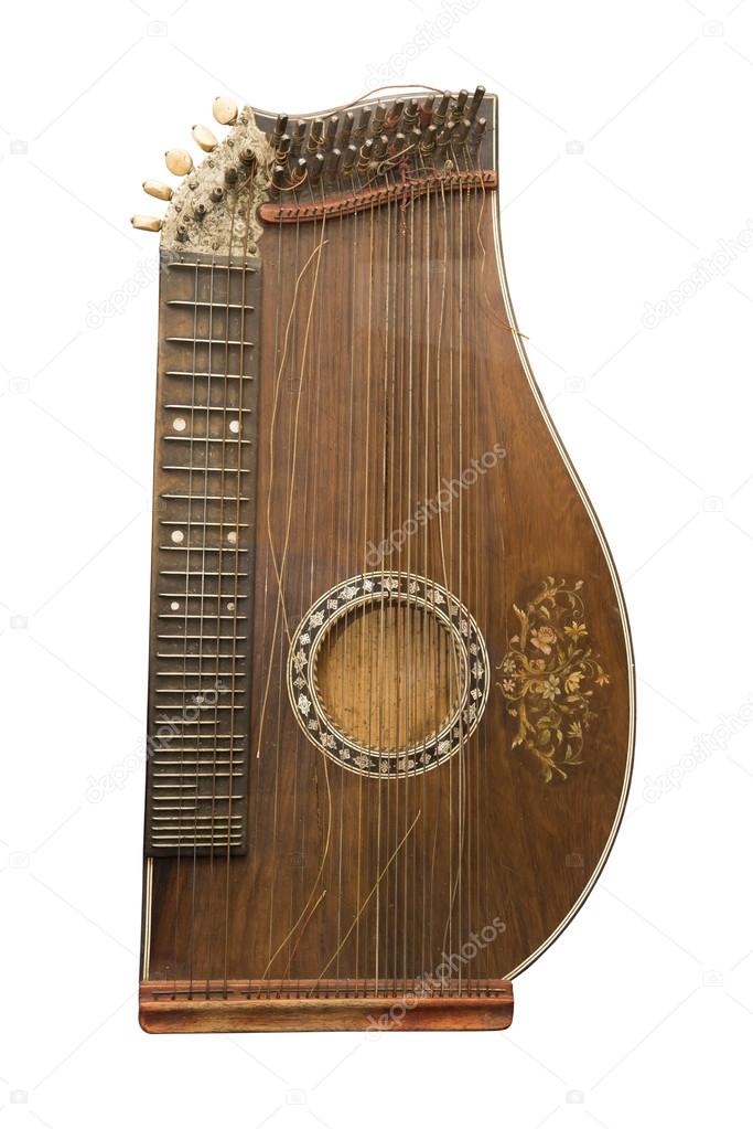 Zither-traditional a German musical instrument