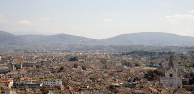 Floransa görünümünden campanile giotto