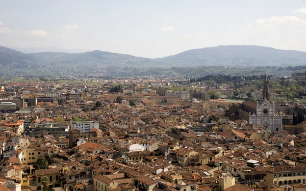 Widok z Florencji z hotelu campanile giotto — Zdjęcie stockowe