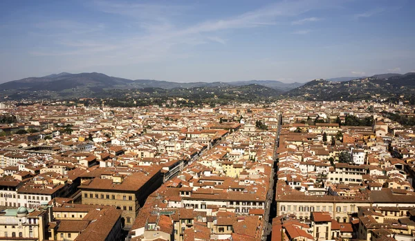 Uitzicht over florence van de campanile giotto — Stockfoto