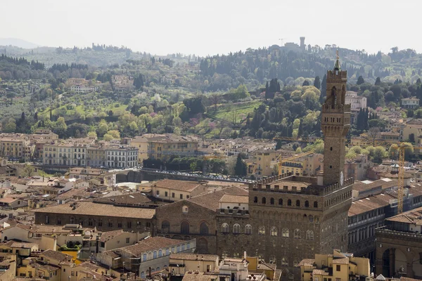 Widok z Florencji z hotelu campanile giotto — Zdjęcie stockowe