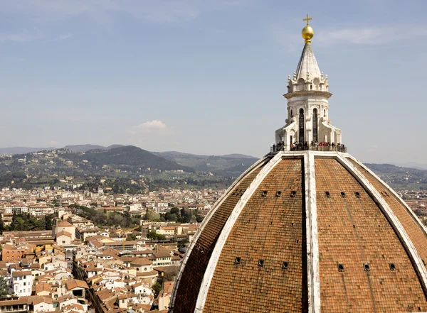 Widok z Florencji z hotelu campanile giotto — Zdjęcie stockowe