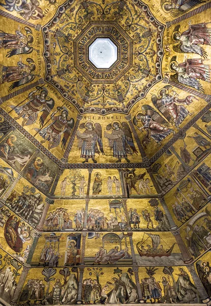 Takmålning av Dopkyrkan san Giovanni. Florens — Stockfoto