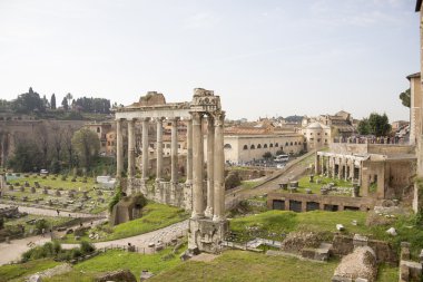  Roma Forumu ziyaret turist  